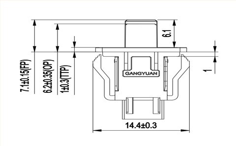 PB21HA01 打印机复印机开关