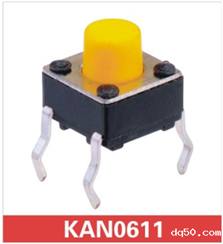 6*6*4.3-21MM轻触开关 KAN0611
