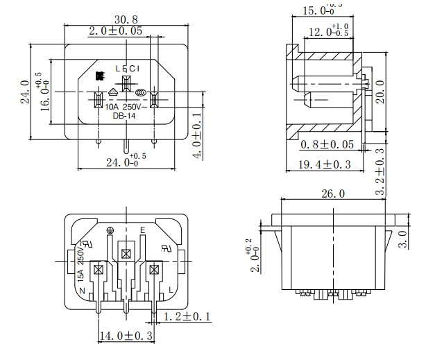 DB-14-3P33尺寸图